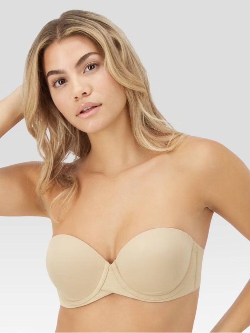 Maidenform Self Expressions Women's Stay Put Detachable Bra SE6990 - Beige 36DD: